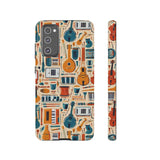 Musical Instruments Design 01 on Samsung Galaxy Phone Case - Floral Design for Music Lovers