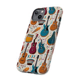 Musical Instruments Design 03 on iPhone Case - Beautiful Design for Music Lovers