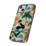 Tropical Piano iPhone Case - Floral Design for Music Lovers