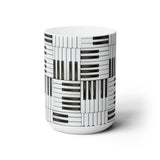 Piano Keys Ceramic Mug 15oz (1)