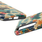 Tropical Piano Samsung Galaxy Phone Case - Floral Design for Music Lovers