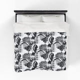Piano Keys Design 02 on Velveteen Plush Blanket for Music Lovers