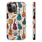 Musical Instruments Design 03 on iPhone Case - Beautiful Design for Music Lovers