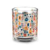 Musical Instruments Design 01 on Glass Mug - 10oz Coffee Cup for Music Lovers