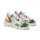 Tropical Piano Vibe Men's Mesh Sneakers - Perfect for Summer Adventures