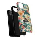 Tropical Piano Google Pixel Phone Case - Floral Design for Music Lovers