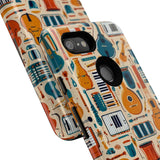 Musical Instruments Design 01 on Google Pixel Phone Case - Floral Design for Music Lovers