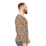Musical Instruments Design 01 on Lightweight Sweatshirt | Music Lover's Gift