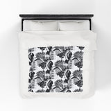 Piano Keys Design 02 on Velveteen Plush Blanket for Music Lovers