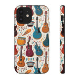 Musical Instruments Design 03 on iPhone Case - Beautiful Design for Music Lovers