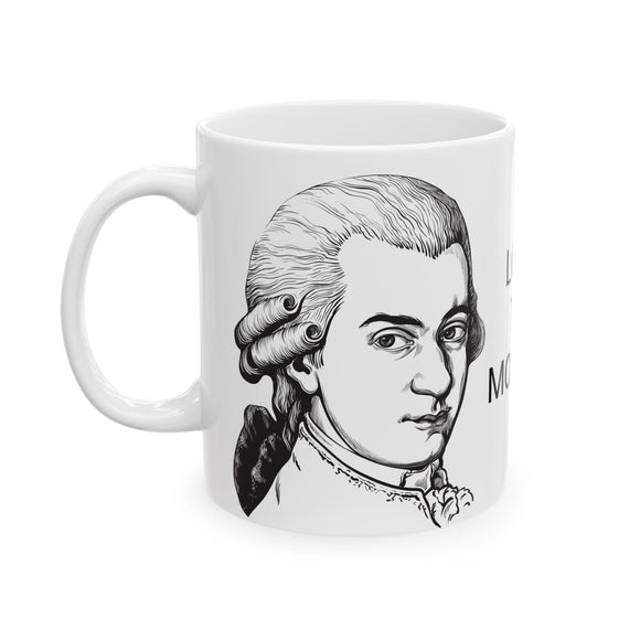Love To Mozart Design C on Ceramic Mug 11oz