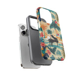 Tropical Piano iPhone Case - Floral Design for Music Lovers