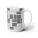 Piano Keys Ceramic Mug 15oz (1)