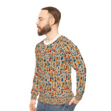 Musical Instruments Design 01 on Lightweight Sweatshirt | Music Lover's Gift