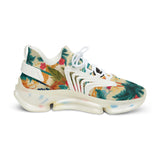 Tropical Piano Vibe Men's Mesh Sneakers - Perfect for Summer Adventures