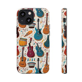 Musical Instruments Design 03 on iPhone Case - Beautiful Design for Music Lovers