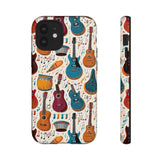 Musical Instruments Design 03 on iPhone Case - Beautiful Design for Music Lovers