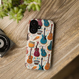 Musical Instruments Design 03 on iPhone Case - Beautiful Design for Music Lovers