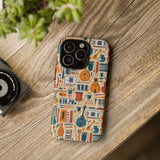 Musical Instruments Design 01 on iPhone Case - Floral Design for Music Lovers