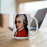 Ode To Mozart Design A on Ceramic Mug 15oz