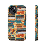 Musical Instruments Design 02 on iPhone Case - Lovely Design for Music Lovers