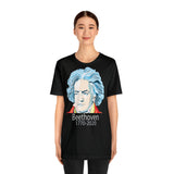 Beethoven Image on Unisex Jersey Short Sleeve Tee