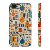Musical Instruments Design 01 on Samsung Galaxy Phone Case - Floral Design for Music Lovers