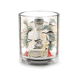Beethoven Design 03 on Glass Mug - 10oz Coffee Cup for Music Lovers