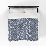Music Notes Design 03 on Velveteen Plush Blanket for Music Lovers