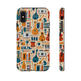 Musical Instruments Design 01 on iPhone Case - Floral Design for Music Lovers