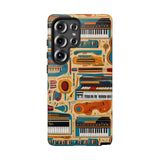 Musical Instruments Design 02 on Samsung Galaxy Phone Case - Beautiful Design for Music Lovers