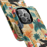 Tropical Piano iPhone Case - Floral Design for Music Lovers