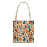 Musical Instrument Design 01 on Piano Tote Bag - Stylish Summer Accessory for Music Lovers
