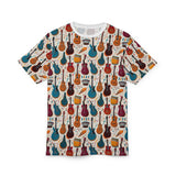Musical Instruments Design 03 on Unisex Tee for Music Lovers