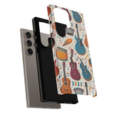 Musical Instruments Design 03 on Samsung Galaxy Phone Case - Beautiful Design for Music Lovers