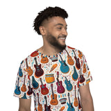 Musical Instruments Design 03 Print on Men's Sports Jersey - Beach Vibes Apparel