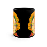 Beethoven Image 4 on Black mug 11oz