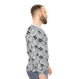 Piano Keys Design 04 on Lightweight Sweatshirt | Music Lover's Gift