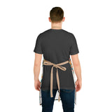 Tropical Piano Print Apron with 5-Color Straps | Perfect for Cooking & BBQ