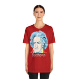 Beethoven Image on Unisex Jersey Short Sleeve Tee