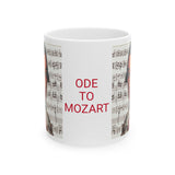 Ode To Mozart Design B on Ceramic Mug 11oz