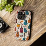 Musical Instruments Design 03 on iPhone Case - Beautiful Design for Music Lovers