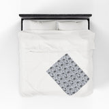 Piano Keys Design 04 on Velveteen Plush Blanket for Music Lovers