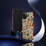 Musical Instruments Design 01 on iPhone Case - Floral Design for Music Lovers