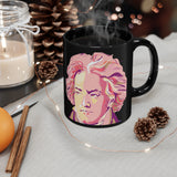 Beethoven Image 6 on Black mug 11oz