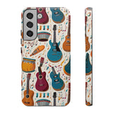 Musical Instruments Design 03 on Samsung Galaxy Phone Case - Beautiful Design for Music Lovers