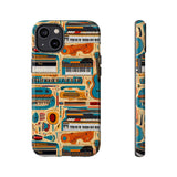 Musical Instruments Design 02 on iPhone Case - Lovely Design for Music Lovers