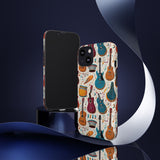 Musical Instruments Design 03 on iPhone Case - Beautiful Design for Music Lovers