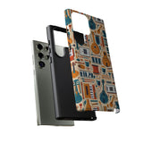 Musical Instruments Design 01 on Samsung Galaxy Phone Case - Floral Design for Music Lovers