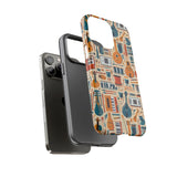 Musical Instruments Design 01 on iPhone Case - Floral Design for Music Lovers